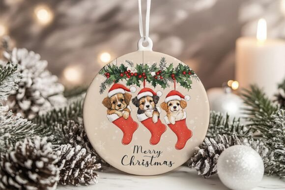 Australian Shepherd Puppies Xmas Ornament Review
