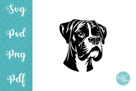 Boxer Dog Svg Outline Clipart: A Designer's Review