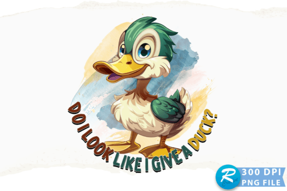 Do I Look Like I Give a Duck PNG Design