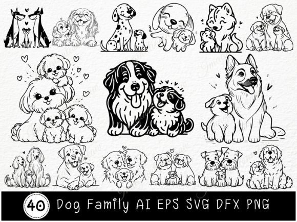 Dog Bundle: Family Dog SVG & Breeds Review