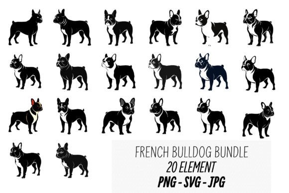 French Bulldog Bundle 20 Silhouette Review