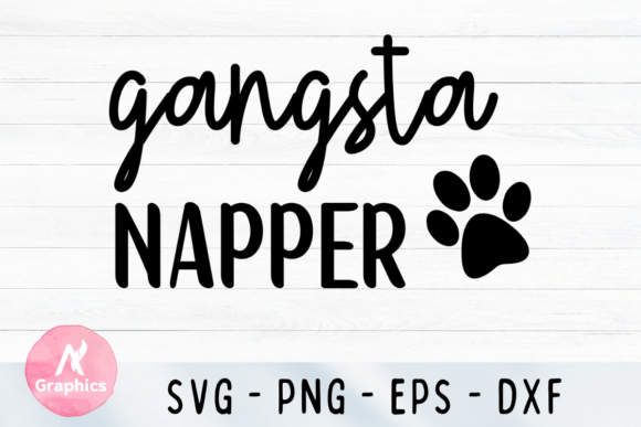 Gangsta Napper - Dog SVG