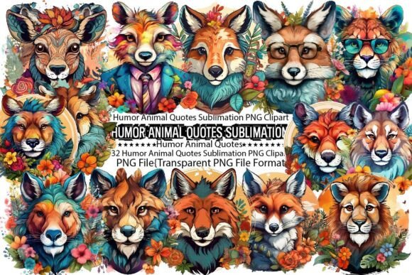 Humor Animal Quotes Sublimation Bundle