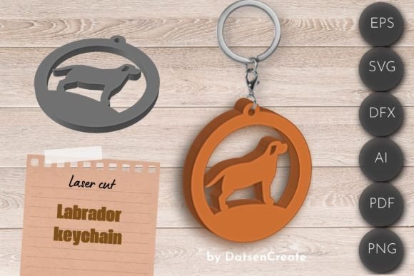 Labrador Keychain Svg, Dog Lovers Gift
