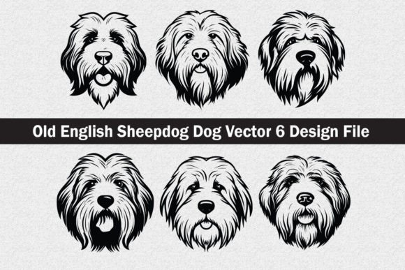 Old English Sheepdog Dog SVG Review