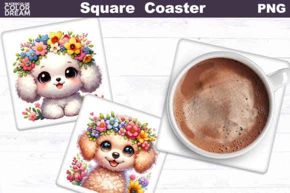 Poodle Square Coaster Review for Craft Projects