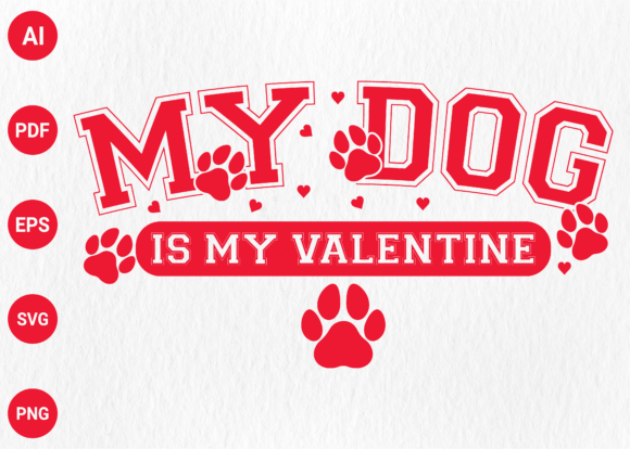 Retro Dog SVG My Dog is My Valentine PNG Review