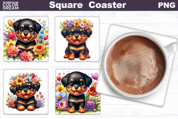 Rottweiler Square Coaster: A Designer's Review